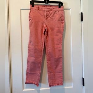LOFT Coral Straight-Leg Pants